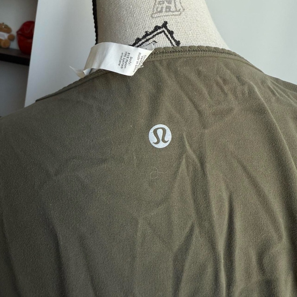 Lululemon Olive Green wrap Top